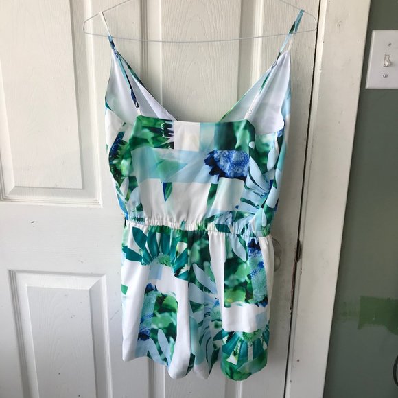 Floral Wrap Romper - Picture 2 of 5